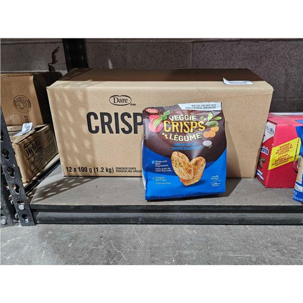 Dare Veggie Crisps Zesty Ranch - 12x100g