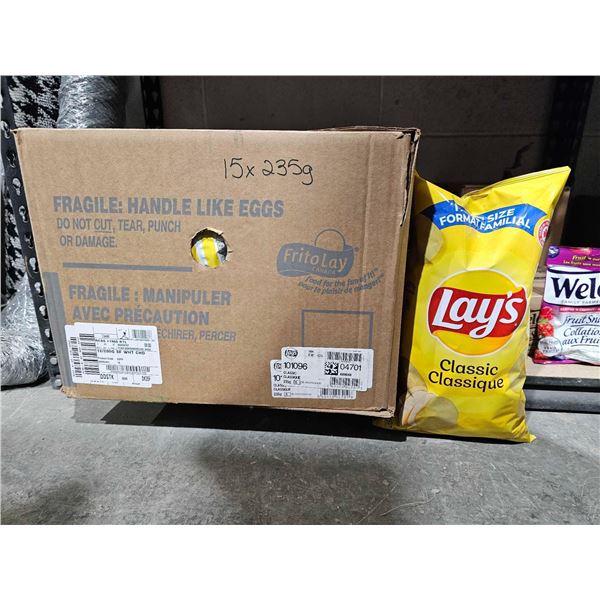 Lays Classic Potato Chips 15x235g