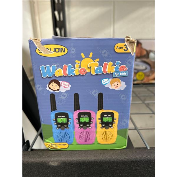 Lot of 3 Walkie Talkies for Kids