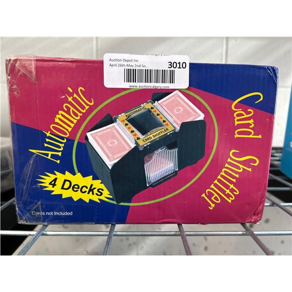 Automatic 4 Deck Card Shuffler