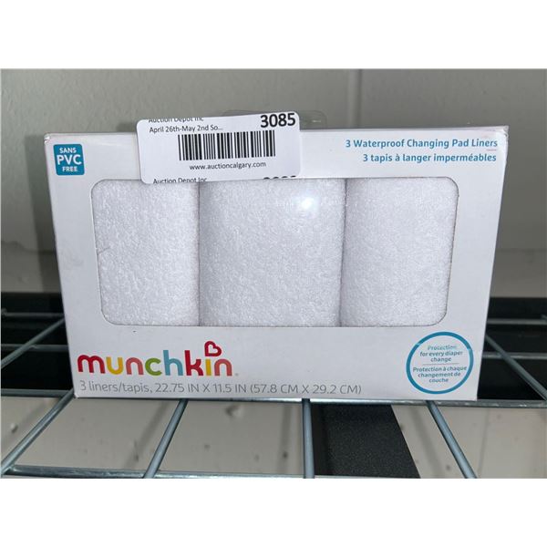Munchkin 3 Waterproof Changing Pad Liners