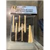 Image 2 : 12 Piece Foam Paint Brush with Wood Handle
