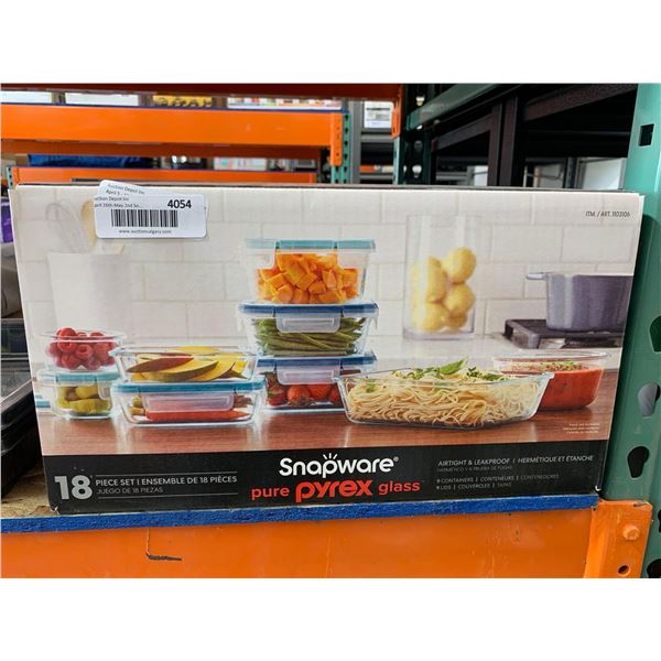 Snapware Pure Pyrex Glass 18 Piece Set