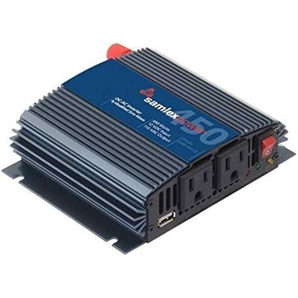 Lot of 2 Samlex Explorer Power Inverters 250 Watt & 450 Watt