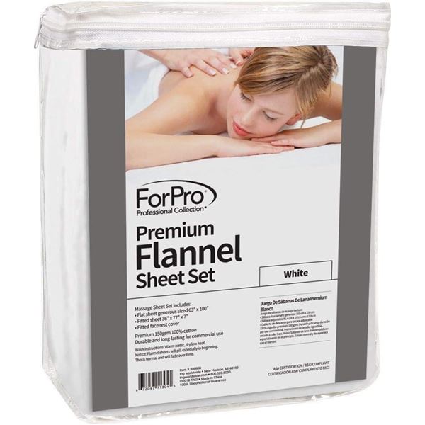 For Pro Premium Flannel Massage Sheet Set