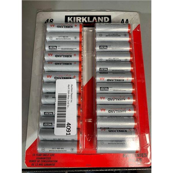 Kirkland AA Batteries 48 Count