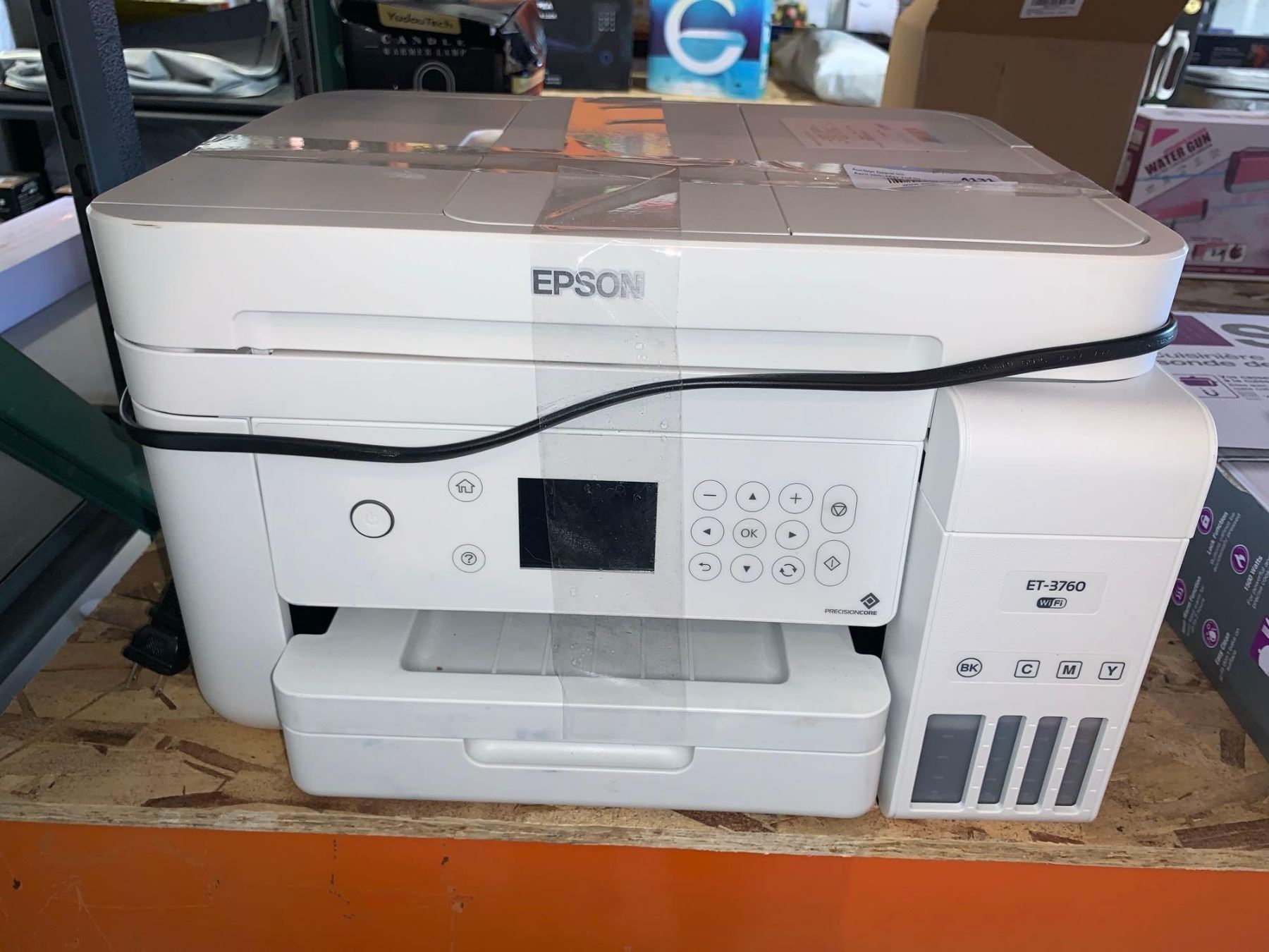 Epson EcoTank ET-3760 Wireless Color All-in-One Cartridge-Free ...