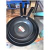 Image 1 : Lot of 3 T-Fal Frying Pan Assorted Sizes