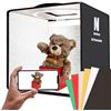 Image 1 : Nice Veedi 30cm Foldable LED Ring Light Studio Box