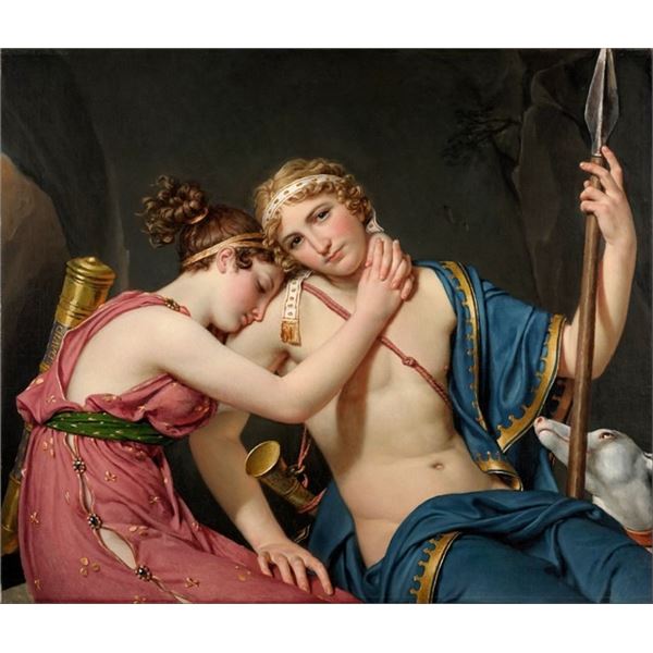 Jacques-Louis David - The Farewell of Telemachus and Eucharis