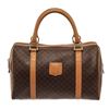 Image 1 : Celine Dark Brown Leather Macadam Travel Bag