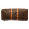 Image 4 : Louis Vuitton Brown Monogram Canvas Keepall 55 Travel Bag