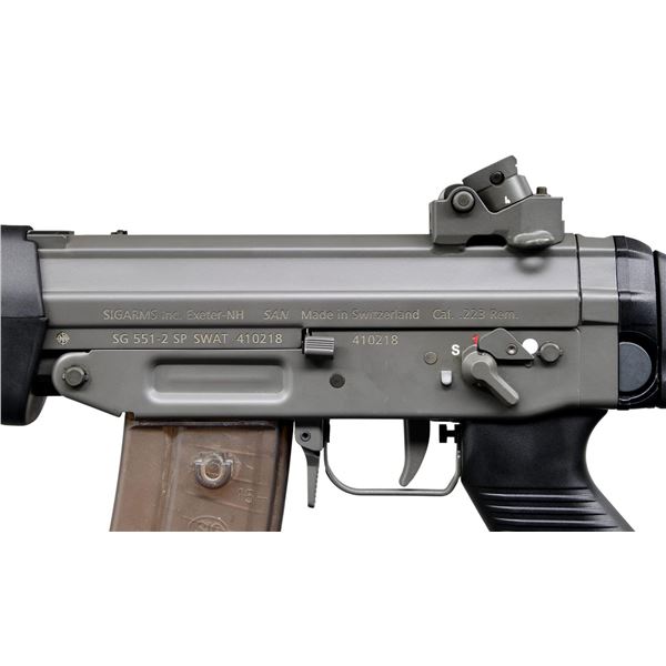 EXTREMELY RARE PRE BAN SIG ARMS 551-2 SP SWAT - Poulin Auctions