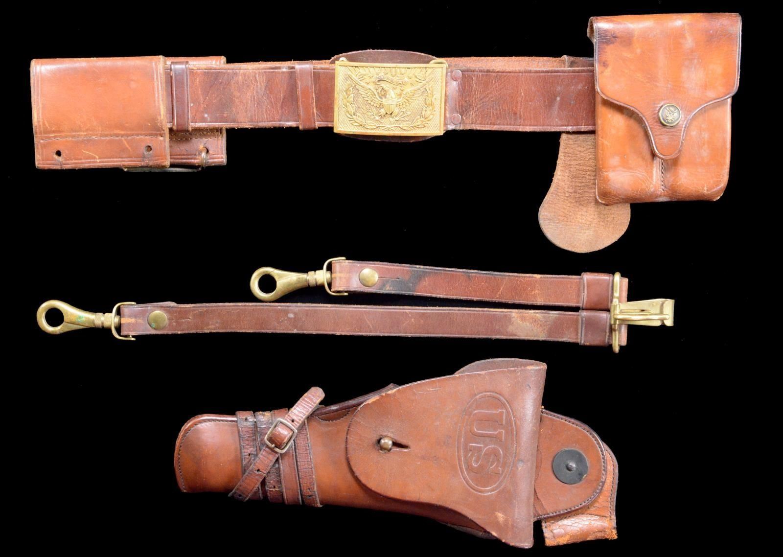 Ww1 Riggs PRE WWI US ARMY OFFICER'S RIG FOR 1911 PISTOL.