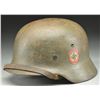 Image 2 : WWII GERMAN M1935 DOUBLE DECAL WAFFEN SS HELMET.