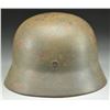 Image 3 : WWII GERMAN M1935 DOUBLE DECAL WAFFEN SS HELMET.