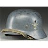 Image 2 : WWII GERMAN M1935 LUFTWAFFE DOUBLE DECAL HELMET.