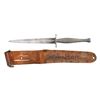 Image 2 : WWII USMC RAIDER STILETTO & SHEATH.