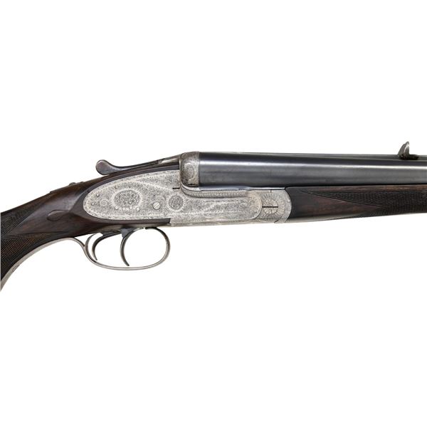 VICTOR SARAQUETA SIDELOCK DOUBLE RIFLE.