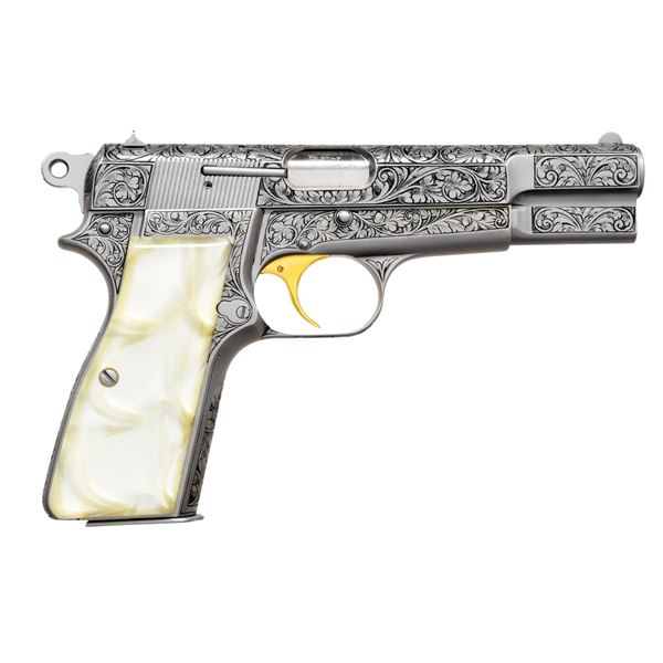 RENAISSANCE ENGRAVED BELGIAN BROWNING HI-POWER - Poulin Auctions