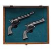 Image 1 : CASED SET OF RUGER 50th ANNIVERSARY BLACKHAWK