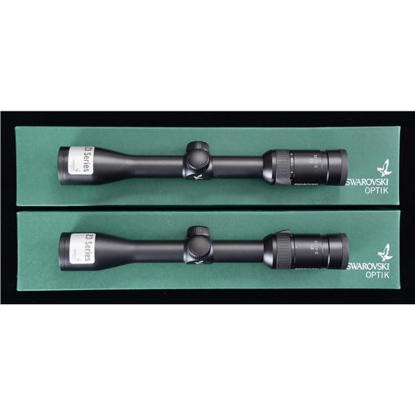 2 SWAROVSKI OPTIC Z3 3-9x36 L PLEX SCOPES.