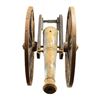 Image 4 : ATTRACTIVE VINTAGE CARVED WOODEN CANNON.