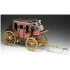 Image 1 : BUTTERFIELD STAGECOACH MODEL.