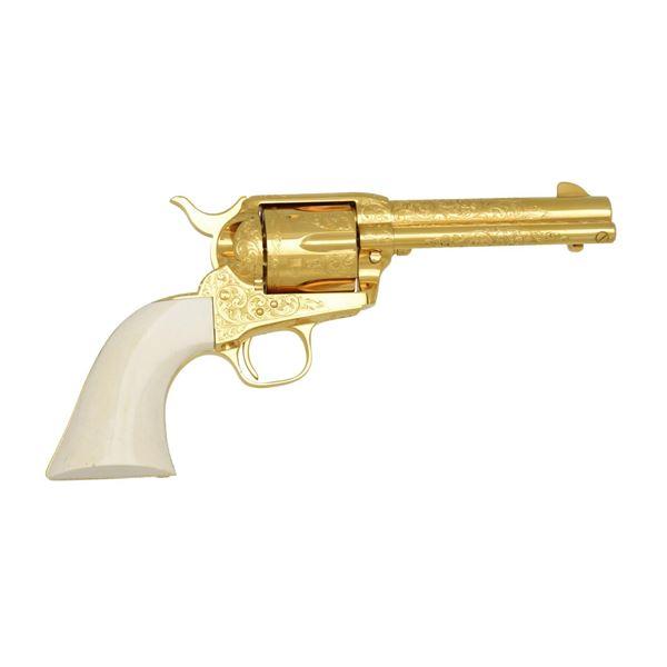 COLT THIRD GEN FACTORY ENGRAVED & GOLD PLATED SAA - Poulin Auctions