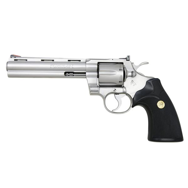 STAINLESS COLT PYTHON DOUBLE ACTION REVOLVER.