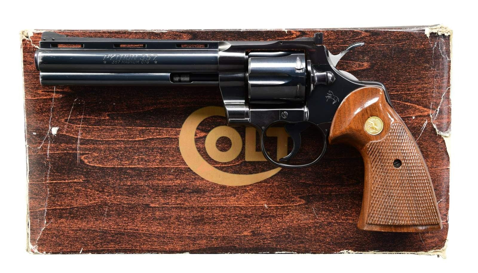 COLT PYTHON DOUBLE ACTION REVOLVER WITH MATCHING - Poulin Auctions