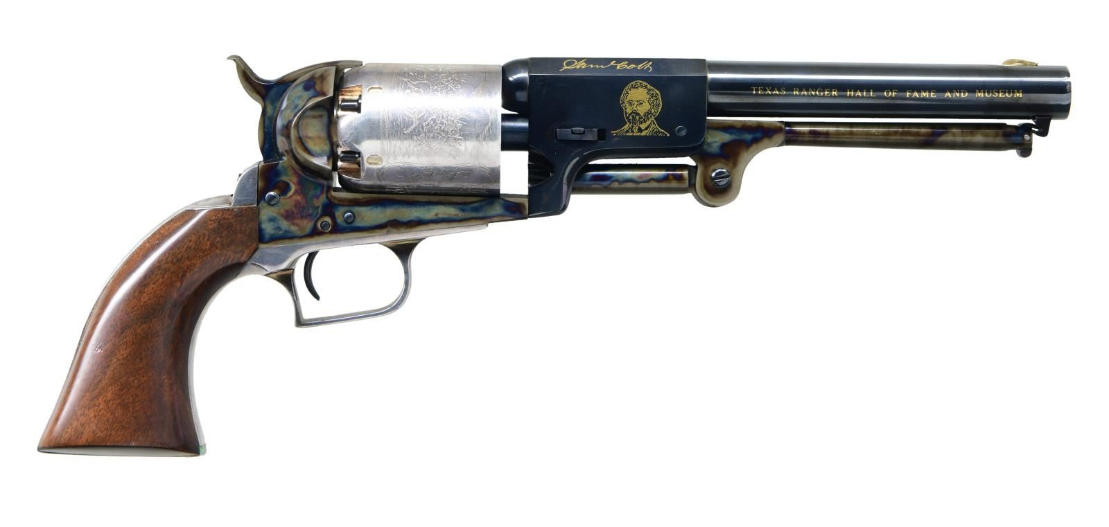 Texas Revolver AMERICA REMEMBERS TEXAS RANGER DRAGOON REVOLVER. - Poulin Auctions