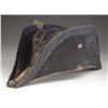 Image 2 : CONFEDERATE NAVY CHAPEAU WITH ORIGINAL ISSACS