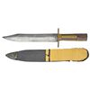 Image 2 : FINE CIVIL WAR HICKS BOWIE KNIFE WITH ORIGINAL