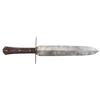 Image 1 : AMERICAN COFFIN GRIP DOUBLE EDGE BOWIE KNIFE.