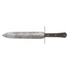 Image 2 : AMERICAN COFFIN GRIP DOUBLE EDGE BOWIE KNIFE.