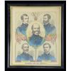 Image 1 : FRAMED LITHOGRAPH OF GENERAL AMBROSE BURNSIDE WITH