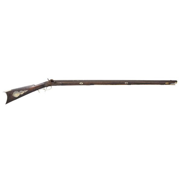 J. HENRY FULL STOCK PERCUSSION RIFLE. - Poulin Auctions