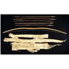 Image 1 : NATIVE AMERICAN BOW AND ARROWS, QUIVER AND BOW