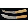 Image 1 : TWO SKINNING KNIVES.