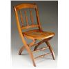 Image 1 : GEORGE A. CUSTER FOLDING CAMP CHAIR.