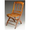 Image 2 : GEORGE A. CUSTER FOLDING CAMP CHAIR.