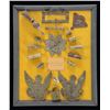 Image 1 : FRAMED RELICS FOUND AT FORT CUSTER, ON THE LITTLE