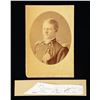 Image 1 : SCARCE CABINET CARD & AUTOGRAPH OF 1ST LT. JAMES