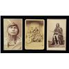 Image 1 : 3 CDV PHOTOGRAPHS OF INDIAN CHIEFS.