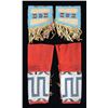 Image 2 : PAIR OF NATIVE AMERICAN BEADED PLAINS LEGGINGS &
