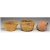 Image 2 : THREE GOOD NATIVE AMERICAN BASKETS.