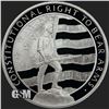 Image 1 : (100-coins) Golden State Mint Second Amendment Proof 1 ozt .999 Silver
