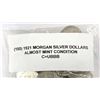 Image 6 : (100) 1921 Morgan Silver Dollars Almost Mint Condition