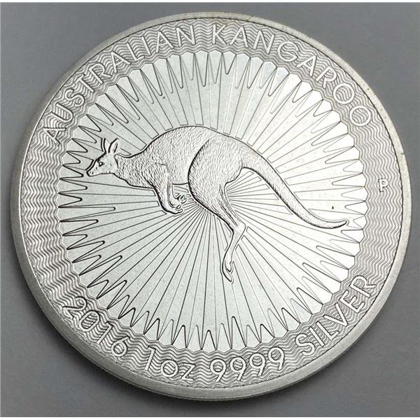 2016-P Australia Kangaroo 1 ozt .9999 Silver Dollar